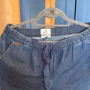 RAGNO Blue Elastic Waist soft cotton joggers. NWOT